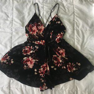 Crushed Velvet Romper